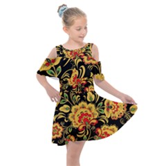 Hohloma Kids  Shoulder Cutout Chiffon Dress by goljakoff