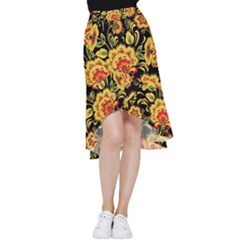 Hohloma Frill Hi Low Chiffon Skirt