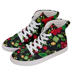 Russian Khokhloma Women s Hi-top Skate Sneakers by goljakoff