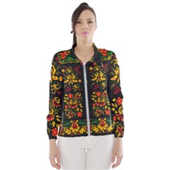 Hohloma Ornament Women s Windbreaker by goljakoff