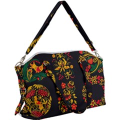 Hohloma Ornament Canvas Crossbody Bag by goljakoff