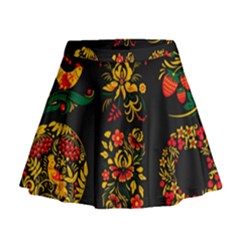 Hohloma Ornament Mini Flare Skirt by goljakoff