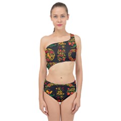 Hohloma Ornament Spliced Up Two Piece Swimsuit by goljakoff