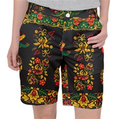 Hohloma Ornament Pocket Shorts by goljakoff