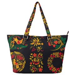 Hohloma Ornament Full Print Shoulder Bag by goljakoff