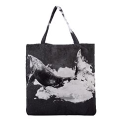 Whale Dream Grocery Tote Bag by goljakoff