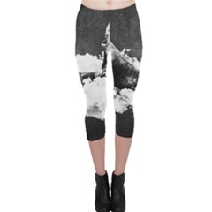 Whale Dream Capri Leggings  by goljakoff