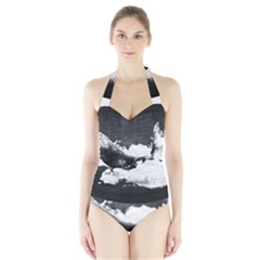 Whale Dream Halter Swimsuit by goljakoff