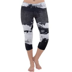 Whale Dream Capri Yoga Leggings by goljakoff