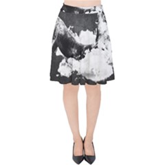 Whale Dream Velvet High Waist Skirt by goljakoff