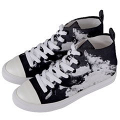 Whale Dream Women s Mid-top Canvas Sneakers by goljakoff