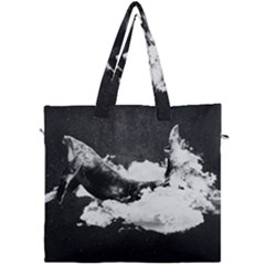 Whale Dream Canvas Travel Bag by goljakoff