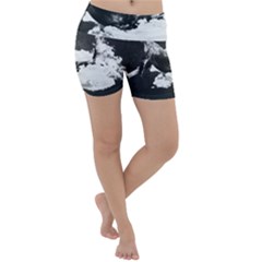 Whale Dream Lightweight Velour Yoga Shorts by goljakoff