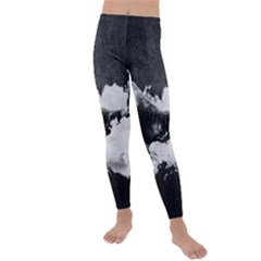 Whale Dream Kids  Lightweight Velour Leggings by goljakoff