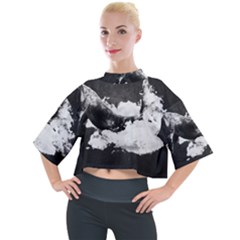 Whale Dream Mock Neck Tee by goljakoff