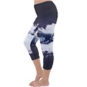 Blue whale dream Capri Winter Leggings  View2