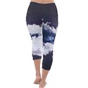 Blue whale dream Capri Winter Leggings  View4