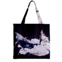 Blue whale dream Zipper Grocery Tote Bag View1