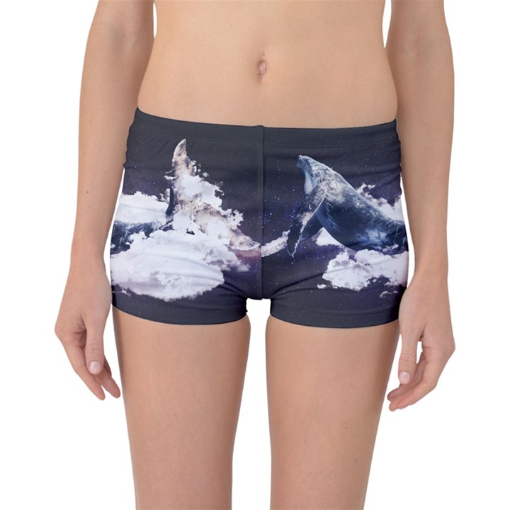 Blue whale dream Boyleg Bikini Bottoms