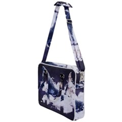 Blue Whale Dream Cross Body Office Bag by goljakoff