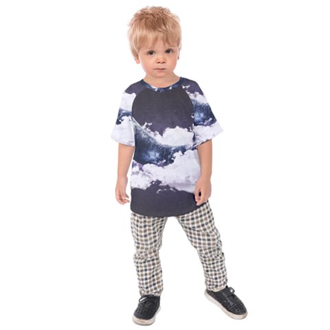 Blue Whale Dream Kids  Raglan Tee by goljakoff