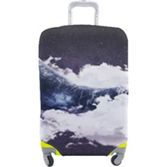 Blue Whale Dream Luggage Cover (large) by goljakoff