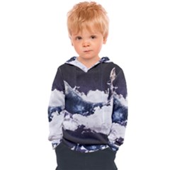 Blue Whale Dream Kids  Overhead Hoodie by goljakoff