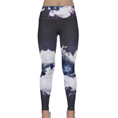 Blue Whale Dream Lightweight Velour Classic Yoga Leggings by goljakoff