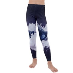 Blue Whale Dream Kids  Lightweight Velour Leggings by goljakoff