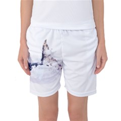 Blue Whale Women s Basketball Shorts by goljakoff