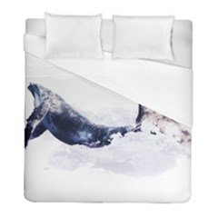 Blue Whale Duvet Cover (full/ Double Size) by goljakoff