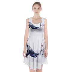 Blue Whale Racerback Midi Dress by goljakoff