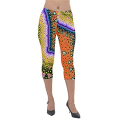 Mystic Dynasty Lightweight Velour Capri Leggings 