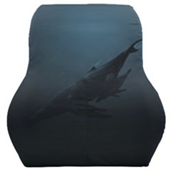 Whales Family Car Seat Back Cushion  by goljakoff