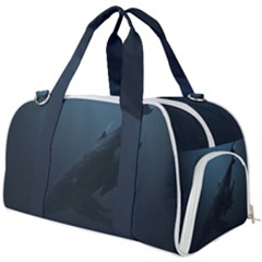 Whales Family Burner Gym Duffel Bag by goljakoff