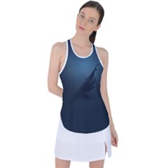 Whales Family Racer Back Mesh Tank Top by goljakoff