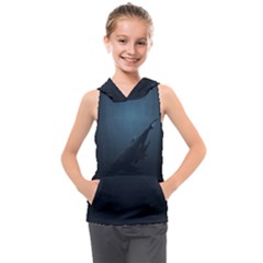 Whales Family Kids  Sleeveless Hoodie by goljakoff