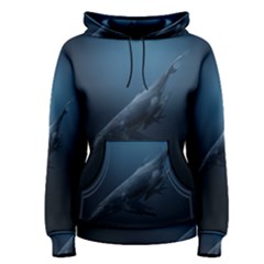 Blue Whales Women s Pullover Hoodie by goljakoff