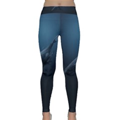 Blue Whales Classic Yoga Leggings by goljakoff