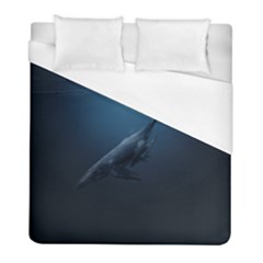 Blue Whales Duvet Cover (full/ Double Size) by goljakoff