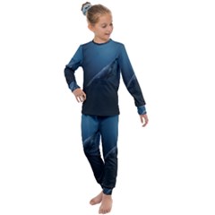 Blue Whales Kids  Long Sleeve Set  by goljakoff