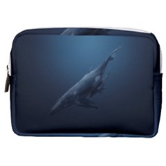 Blue Whales Make Up Pouch (medium) by goljakoff