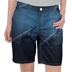 Blue Whales Pocket Shorts by goljakoff