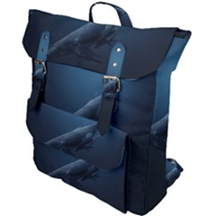 Blue Whales Buckle Up Backpack by goljakoff