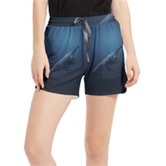 Blue Whales Runner Shorts by goljakoff