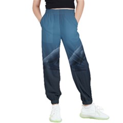 Blue Whales Kids  Elastic Waist Pants by goljakoff