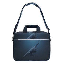 Blue Whales Macbook Pro Shoulder Laptop Bag  by goljakoff