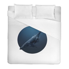 Blue Whales Duvet Cover (full/ Double Size) by goljakoff