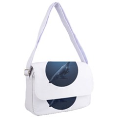 Blue Whales Courier Bag by goljakoff