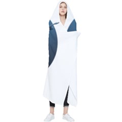 Blue Whales Wearable Blanket by goljakoff